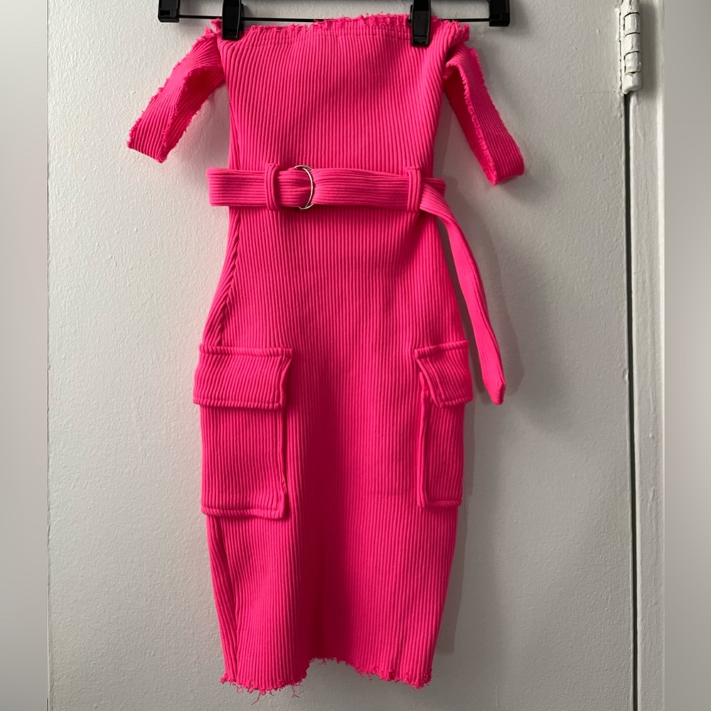 FASHION NOVA PINK MINI DRESS XS